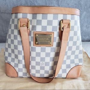 Louis Vuitton Hampstead PM top handle Damier Azur
